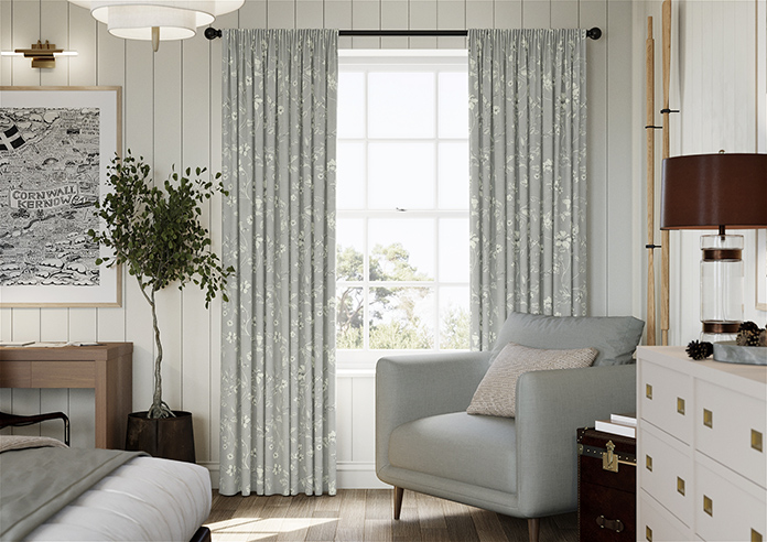 Etched Vine, Feather - Made to Measure Curtains - Image 3